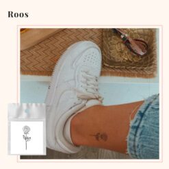 Tijdelijke Tattoo Roos