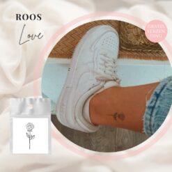 Tijdelijke Tattoo Roos 5