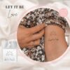 Tijdelijke Tattoo let it be V2