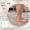 Tatuaggio temporaneo Luna e stelle V2