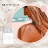 Tijdelijke Tattoo Kleine Golf-1
