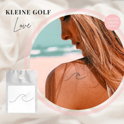 Tijdelijke Tattoo Kleine Golf-1