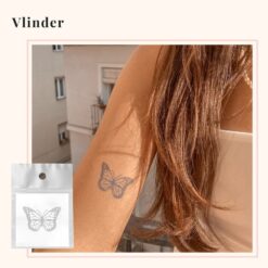 Tijdelijke tattoo vlinder