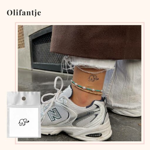 Tijdelijke Tattoo Olifantje