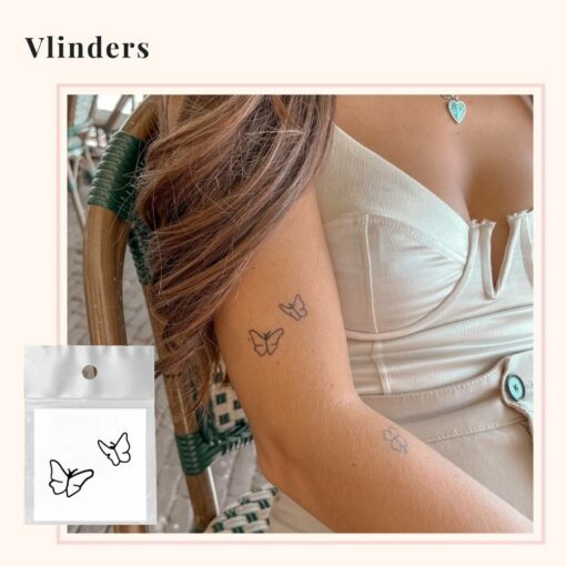 Tijdelijke Tattoo Vlinders