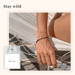 Tijdelijke Tattoo stay wild