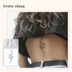 Tijdelijke tattoo slang groot