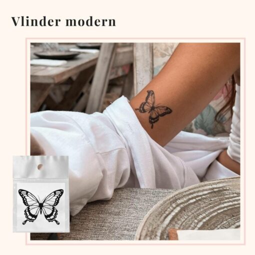 Tijdelijke Tattoo Vlinder modern