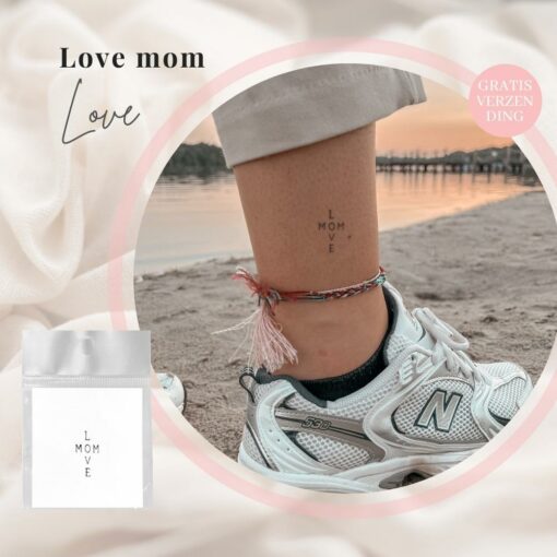 Tatuaggio temporaneo Love mom 1
