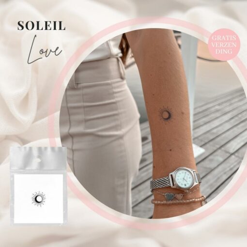 Tijdelijke tattoo soleil V1