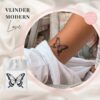 Tijdelijke tattoo vlinder modern