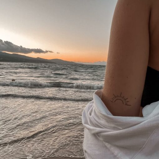 Tijdelijke Tattoo sunshine 2