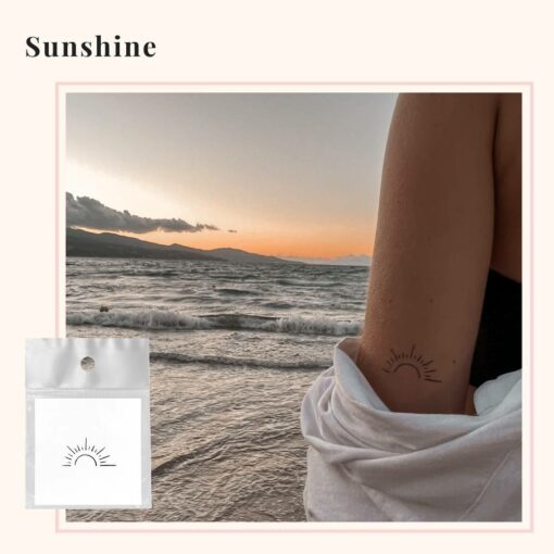 Tijdelijke Tattoo sunshine