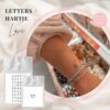 Temporary Tattoo Letters Small Heart
