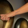 Tijdelijke Tattoo never give up 2