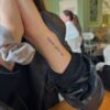 Tijdelijke Tattoo never give up 3