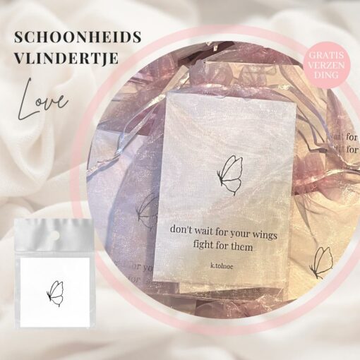 Tijdelijke Tattoo schoonheids vlindertje