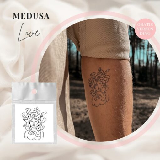 Tijdelijke Tattoo Medusa 1