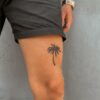 Tijdelijke Tattoo palmboom groot 3