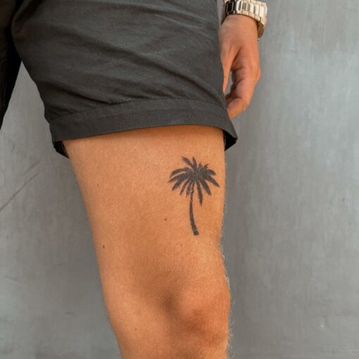 Tijdelijke Tattoo palmboom groot 3