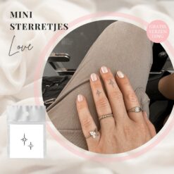 Tijdelijke Tattoo Mini sterretjes 1