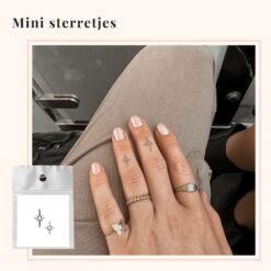 Tijdelijke Tattoo Mini sterretjes