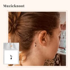Tijdelijke Tattoo Muzieknoot