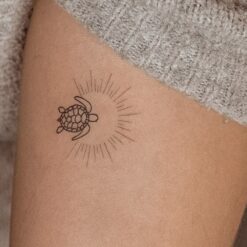 Tijdelijke Tattoo Schildpadje 2