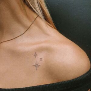 Tijdelijke Tattoo Sterretjes