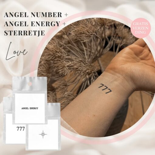 Tijdelijke Tattoo angel bundel