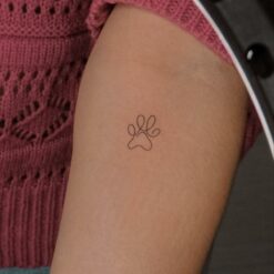 Temporäres Tattoo Hund 2