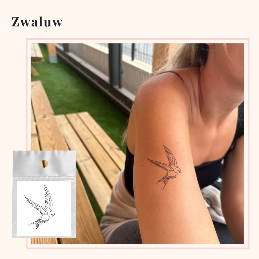 Tijdelijke Tattoo zwaluw
