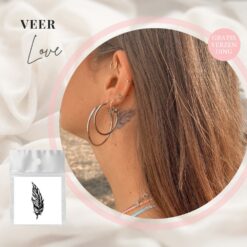 Tijdelijke Tattoo veer