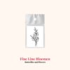 Tijdelijke tattoo fine line bloemen product