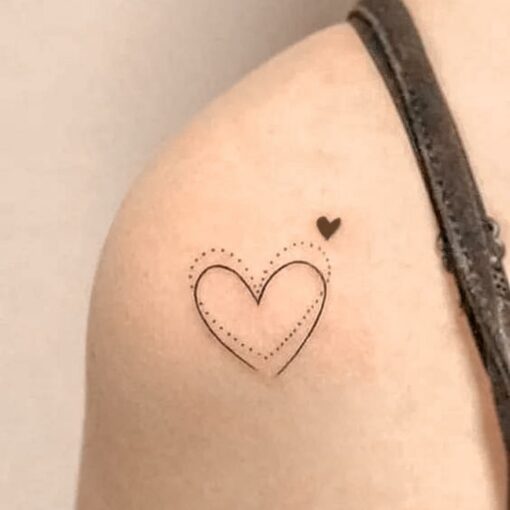 Tijdelijke tattoo hartjes 2