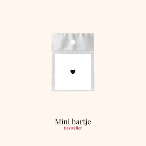 Tijdelijke tattoo mini hartje product