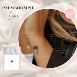 Tijdelijke tattoo palmboompje 1