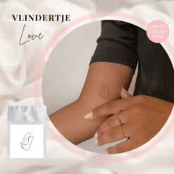Tijdelijke tattoo vlindertje 1