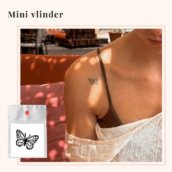 Tijdelijke Tattoo mini vlinder