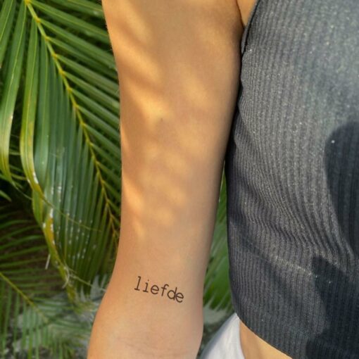 Tijdelijke Tattoo liefde 1