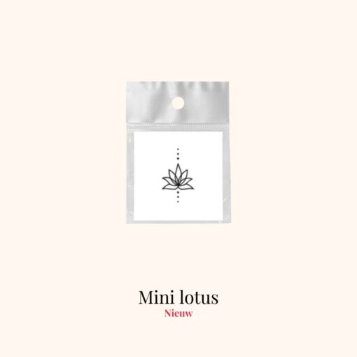Tijdelijke tattoo Mini lotus product