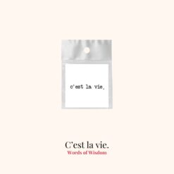 Tijdelijke tattoo cest la vie