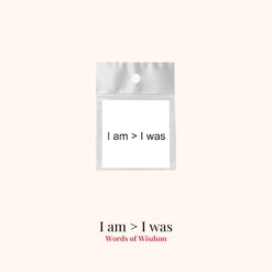Tijdelijke tattoo i am i was