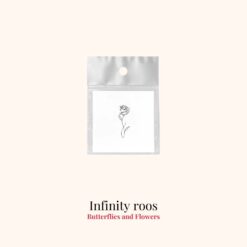 Tijdelijke tattoo infinity roos product