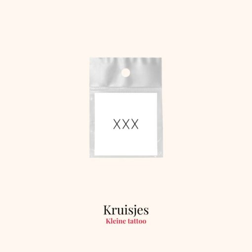 Tijdelijke tattoo kruisjes product