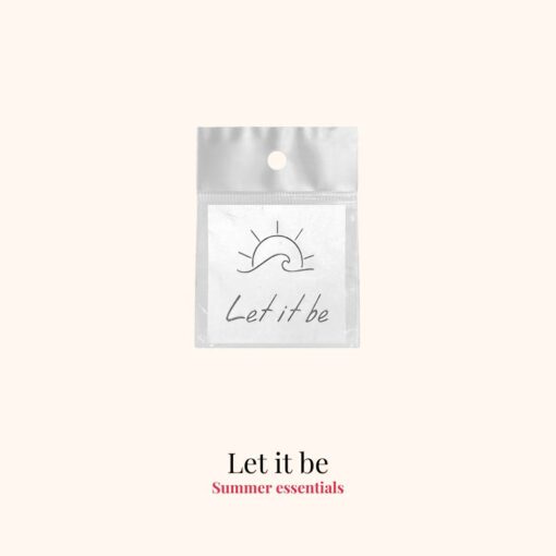 Tijdelijke tattoo let it be product