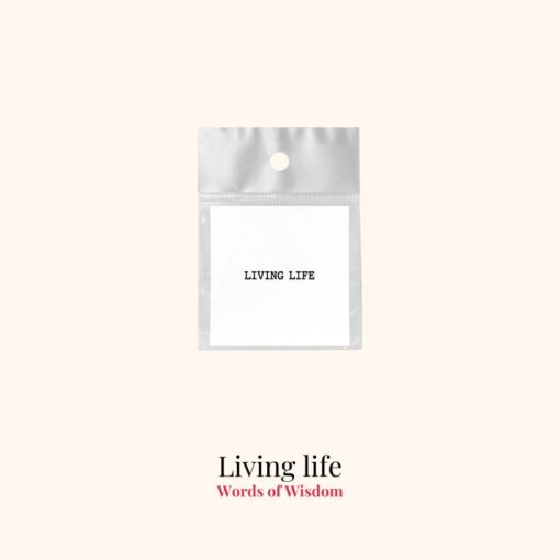 Tijdelijke tattoo living life product