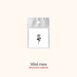 Tijdelijke tattoo mini roos