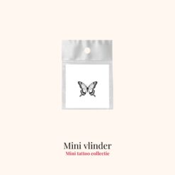 Tijdelijke tattoo mini vlinder modern