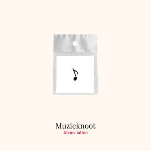 Tijdelijke tattoo muzieknoot product